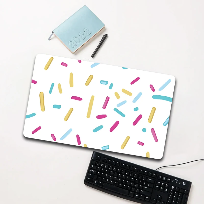 Colorful Strip Sprinkle Mouse Pad Large Non-slip Waterproof Desk Mat for Computer Laptop
Colorful Strip Sprinkle Mouse Pad Large Non-slip Waterproof Desk Mat for Computer Laptop