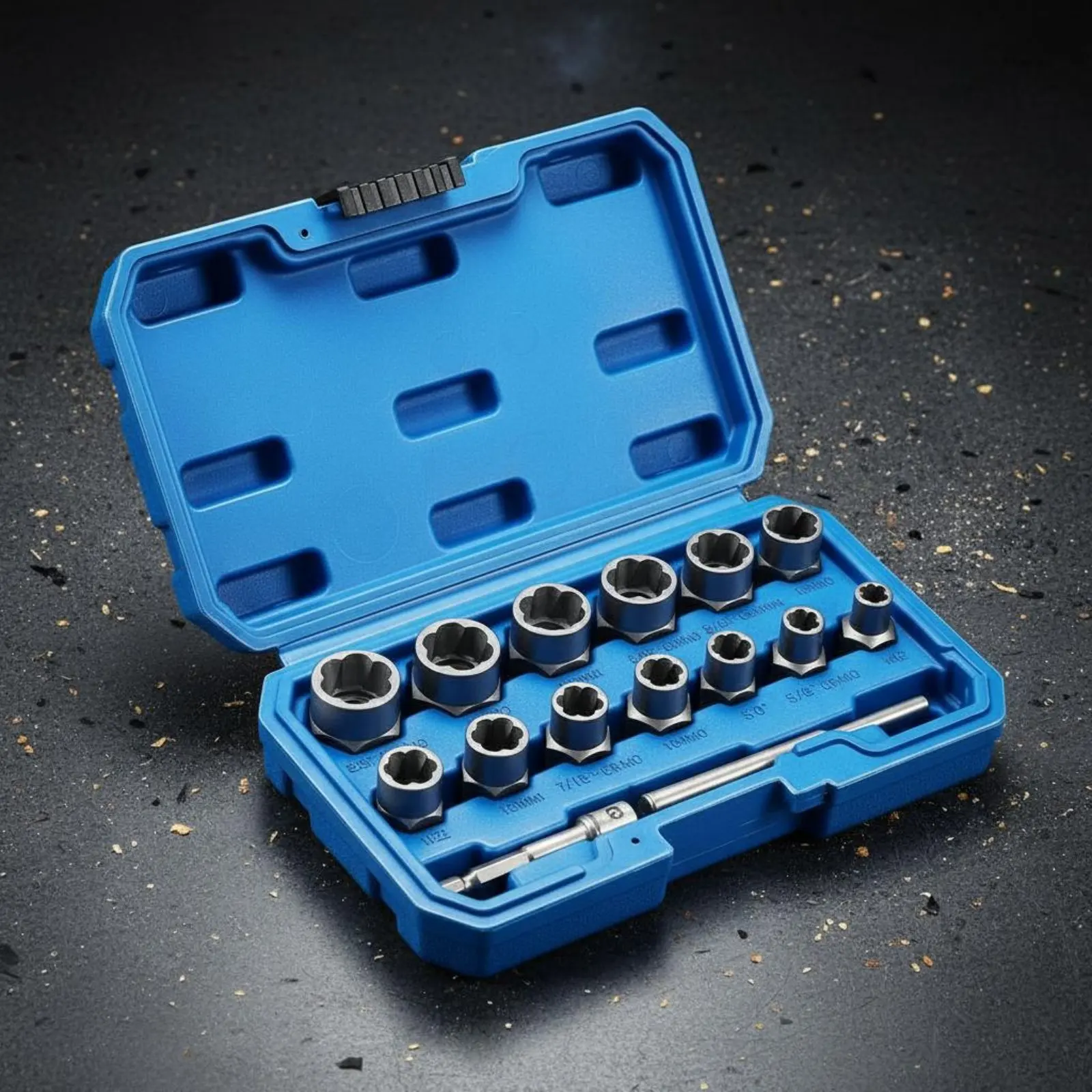 40 Pieces Stripped Nut Extractor Socket Set Non-Slip Grip Bolt and Screw Extractor Kit for Mechanics
40 Pieces Stripped Nut Extractor Socket Set Non-Slip Grip Bolt and Screw Extractor Kit for Mechanics