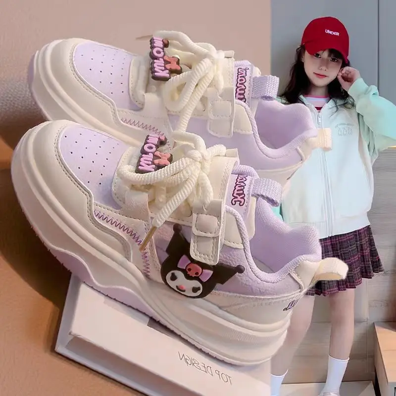 Girly Heart Kawaii Sanrio Anime Kuromi Casual Sports Shoes Spring Autumn Cute My Melody Runnin Board Sneakers Gifts for Kids
Girly Heart Kawaii Sanrio Anime Kuromi Casual Sports Shoes Spring Autumn Cute My Melody Runnin Board Sneakers Gifts for Kids