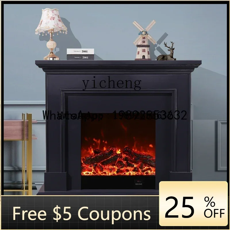 AB Simple Fireplace Black Curio Cabinet Fireplace Electric Fireplace Core Simulation Flame Household Heater
AB Simple Fireplace Black Curio Cabinet Fireplace Electric Fireplace Core Simulation Flame Household Heater