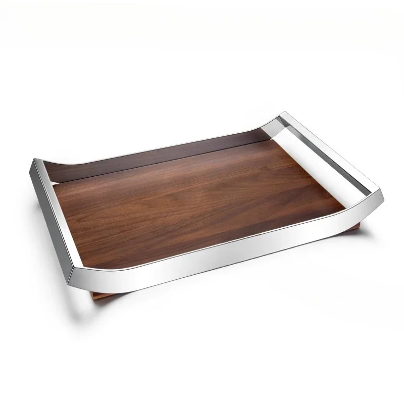 Nordic simple home, tray storage tray, housewarming gifts ins model house, creative walnut
Nordic simple home, tray storage tray, housewarming gifts ins model house, creative walnut