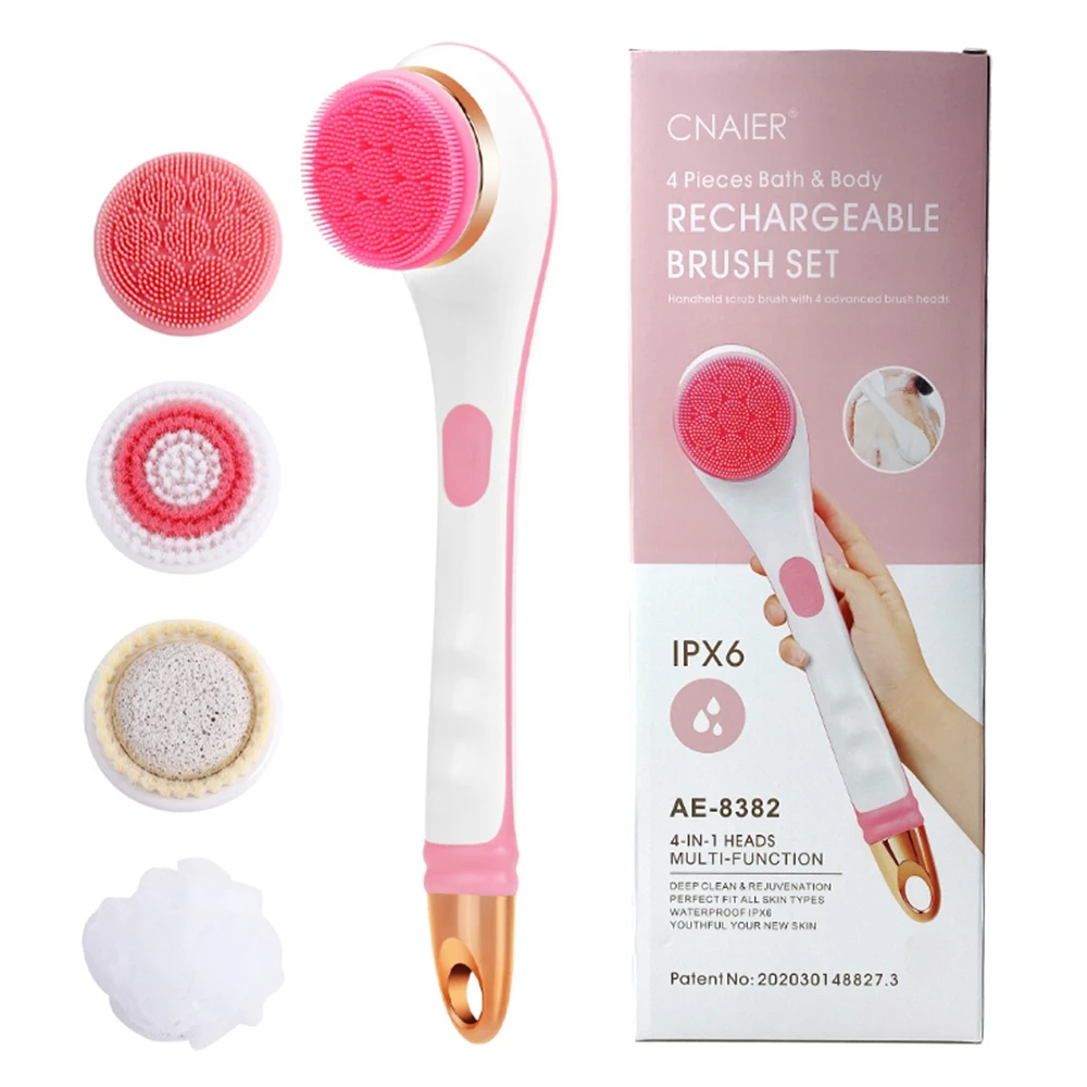 FUTUKNIGHT Electric Bath Brush Massager Handheld Waterproof Cleaning Massage Long Handle 4 in1 Back Body Scrub Artifact FUT073
FUTUKNIGHT Electric Bath Brush Massager Handheld Waterproof Cleaning Massage Long Handle 4 in1 Back Body Scrub Artifact FUT073