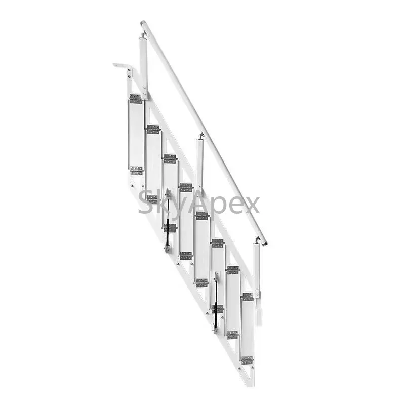 Customizable Custom Aluminum Alloy Folding Attic Ladder Wall-mounted Easy Install Adjustable For Home Loft Attic Space-saving
Customizable Custom Aluminum Alloy Folding Attic Ladder Wall-mounted Easy Install Adjustable For Home Loft Attic Space-saving