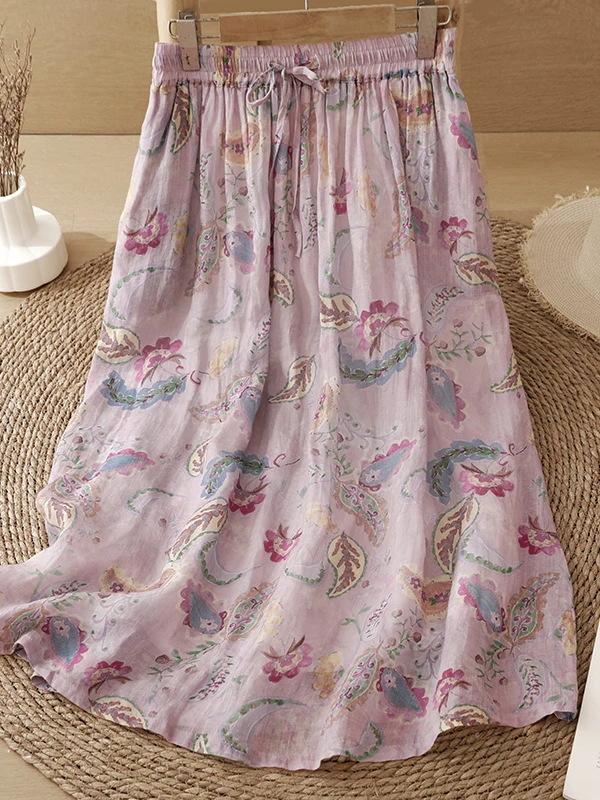 High-End Artistic Style plus Size Fashionable Versatile Midi Floral Print Half-length Skirt for Women Casual Commute
High-End Artistic Style plus Size Fashionable Versatile Midi Floral Print Half-length Skirt for Women Casual Commute