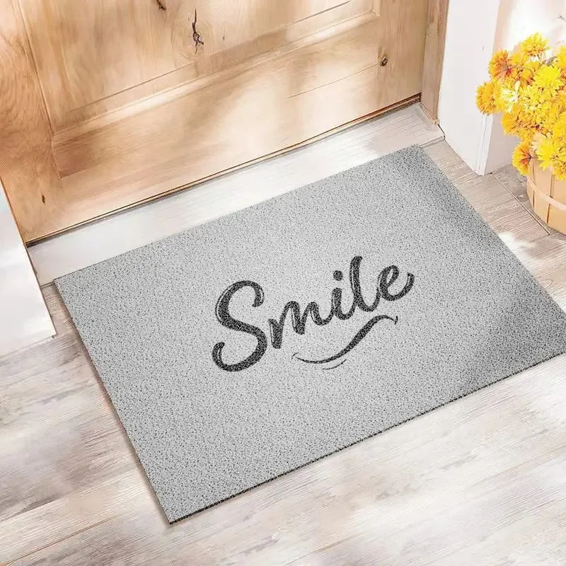 Cute Smiley Face Doormat Entry Door Floor Mat Silk Ring Foot Rugs Porch Change Insole Carpet Rubbing Dust Non-slip Rug Fussmatte
Cute Smiley Face Doormat Entry Door Floor Mat Silk Ring Foot Rugs Porch Change Insole Carpet Rubbing Dust Non-slip Rug Fussmatte