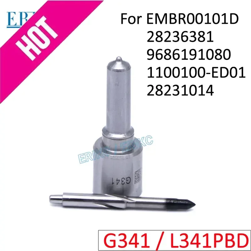 EMBR00101D 1100100-ED01 G341 Euro 5 Diesel Injector Nozzle Tip L341PBD for SSANG YONG 28231014 28236381 9686191080
EMBR00101D 1100100-ED01 G341 Euro 5 Diesel Injector Nozzle Tip L341PBD for SSANG YONG 28231014 28236381 9686191080