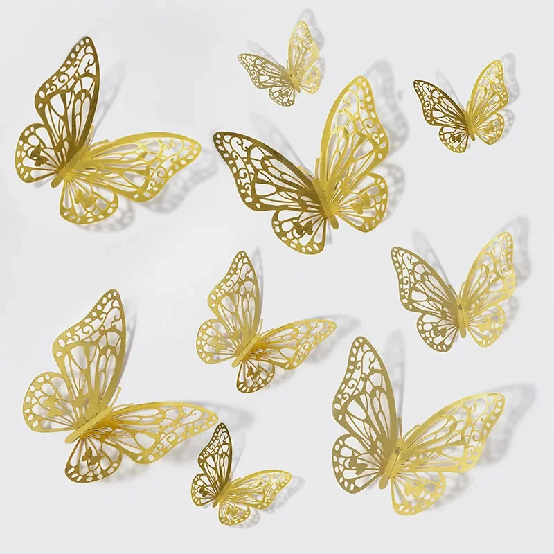 12pcs 3D Hollow Butterflies Wall Stickers on The Wall for Wedding Decoration Children Room Decor Living Room Kids Bedroom DIY
12pcs 3D Hollow Butterflies Wall Stickers on The Wall for Wedding Decoration Children Room Decor Living Room Kids Bedroom DIY