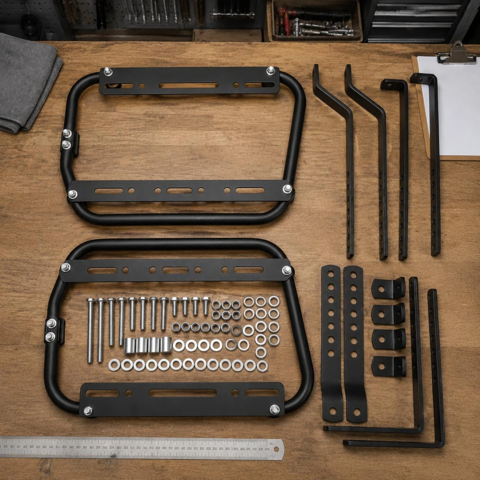 Motorcycle Side Case Support Rack Easy Installation Motorcycle Side Box Bracket Aluminum Luggage Rack Heavy Duty for Travel
Motorcycle Side Case Support Rack Easy Installation Motorcycle Side Box Bracket Aluminum Luggage Rack Heavy Duty for Travel