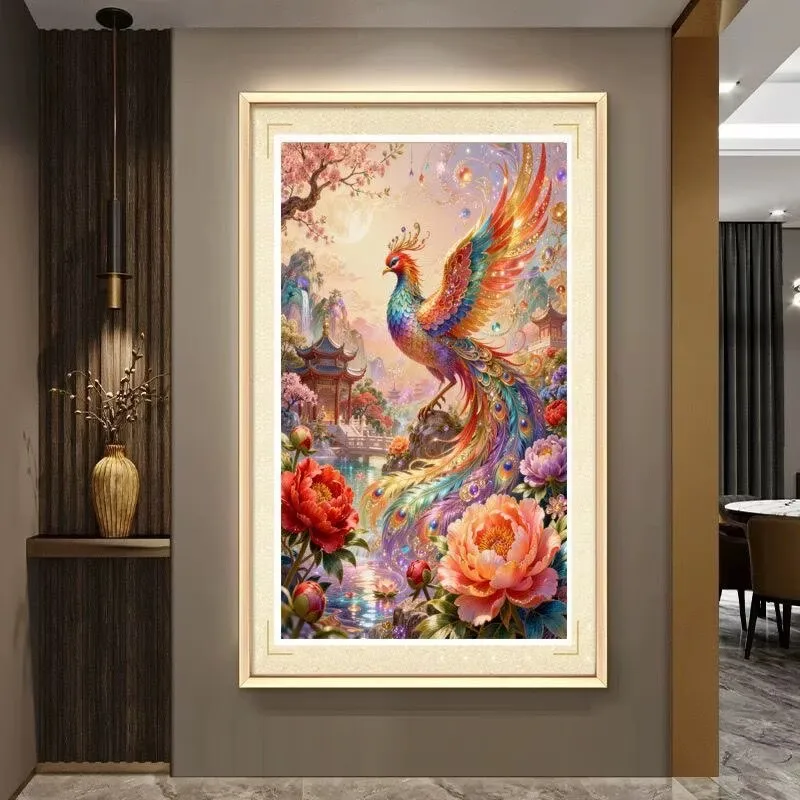 9CT 11CT DIY Cross Stitch Kit Phoenix Embroidery Chinese Style Printed Set with Thread Needlework for Home Crafts
9CT 11CT DIY Cross Stitch Kit Phoenix Embroidery Chinese Style Printed Set with Thread Needlework for Home Crafts