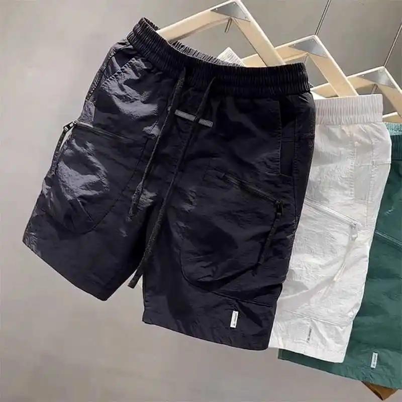 Мужские летние тонкие хлопковые шорты-карго с эластичным поясом, длиной 5 дюймов, в городском стиле, повседневные, для работы
Мужские летние тонкие хлопковые шорты-карго с эластичным поясом, длиной 5 дюймов, в городском стиле, повседневные, для работы