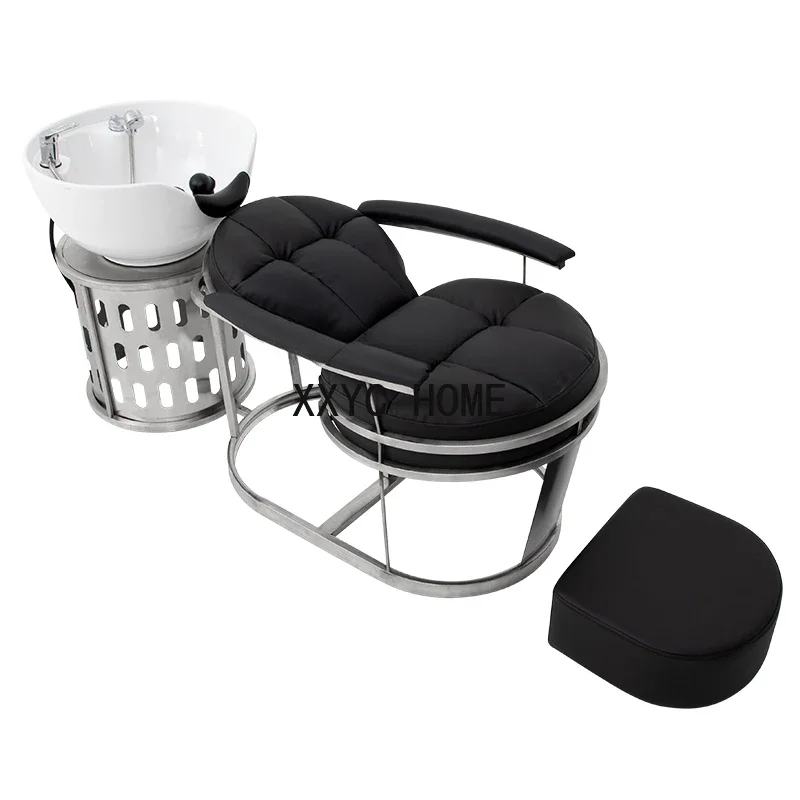 Barber Shop Shampoo Chair Half Lying for Hair Sitting Beauty Flushing Bed Rotatable
Barber Shop Shampoo Chair Half Lying for Hair Sitting Beauty Flushing Bed Rotatable