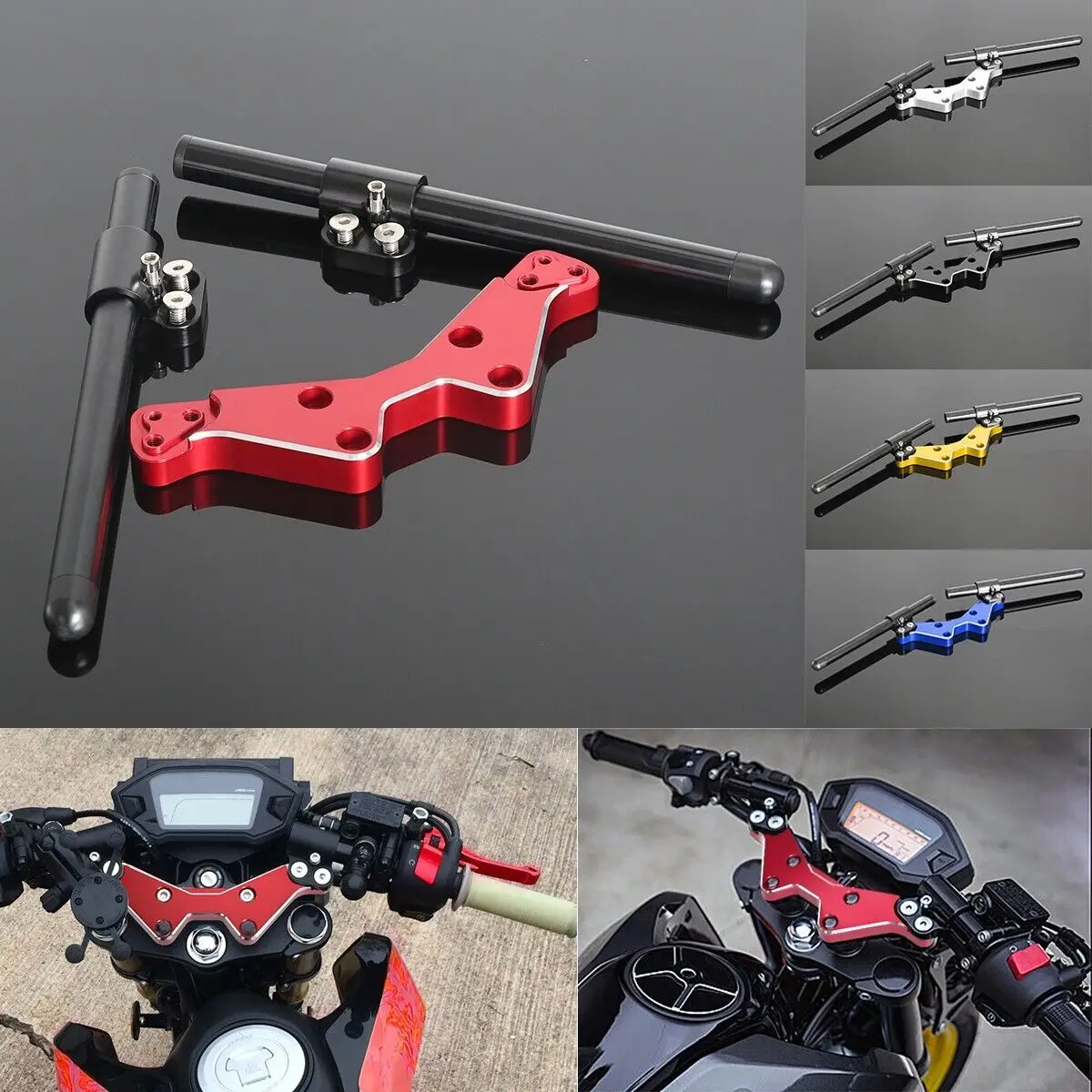 3D Adjustable Handlebar Risers Clip-On Kit Sport For HONDA GROM MSX125 2013-2025 Handlebar and Fixed Block Assembly Handle Bar
3D Adjustable Handlebar Risers Clip-On Kit Sport For HONDA GROM MSX125 2013-2025 Handlebar and Fixed Block Assembly Handle Bar
