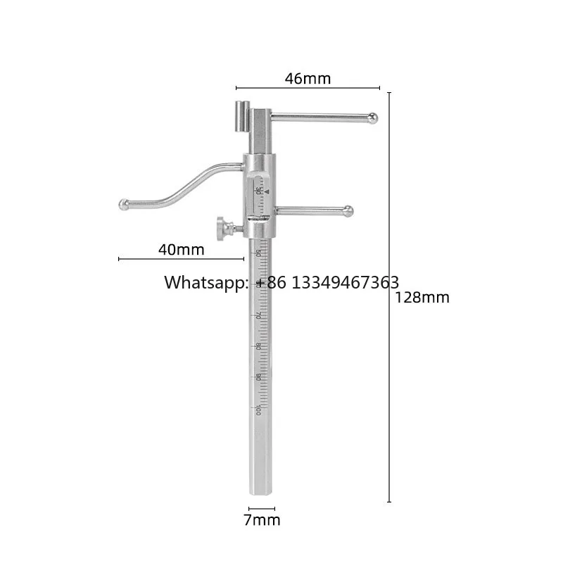 Ruler Reusable Instruments and Products Forceps Manual Bone Ridge Stainless Steel Jaw Spacing Measuring
Ruler Reusable Instruments and Products Forceps Manual Bone Ridge Stainless Steel Jaw Spacing Measuring