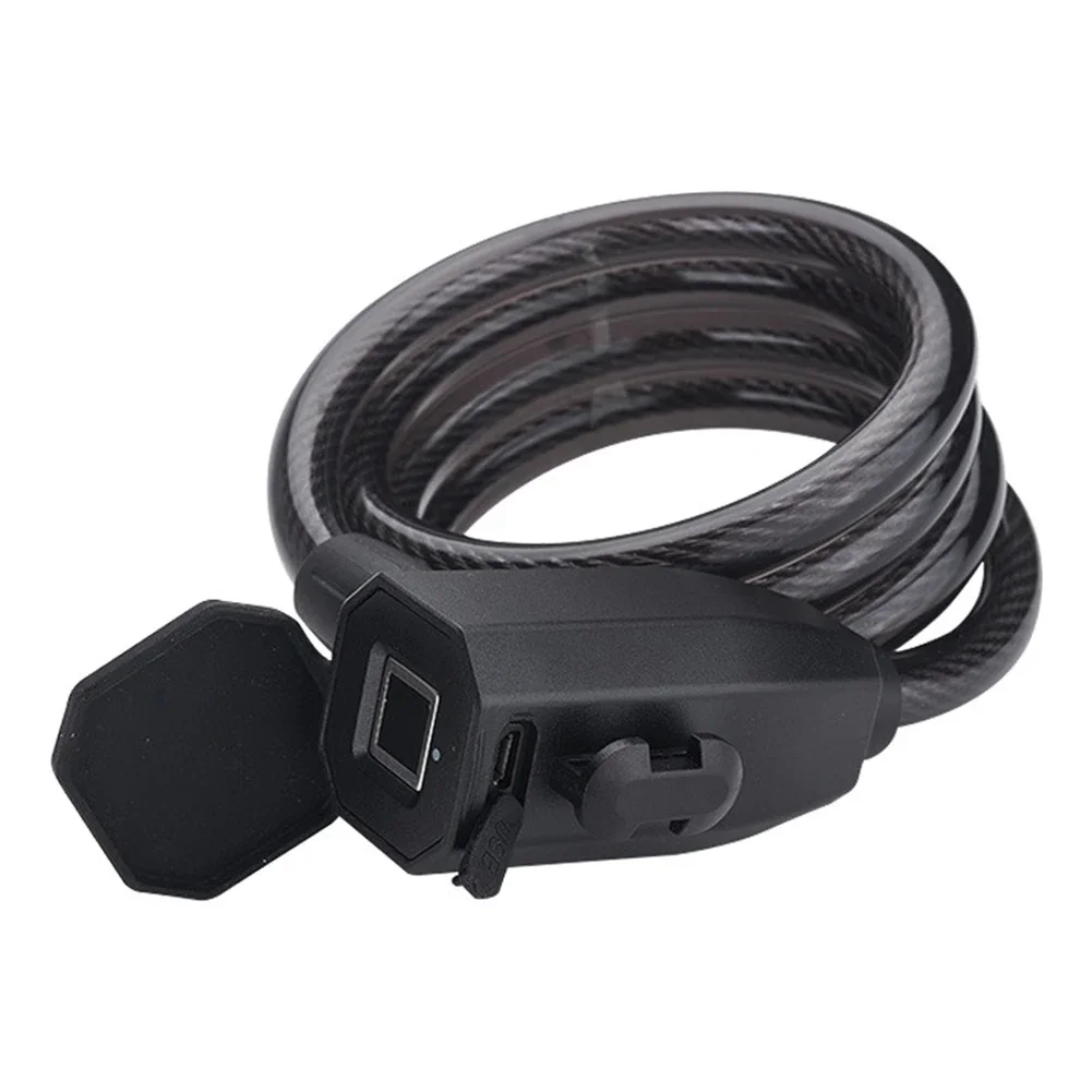 Fingerprint Cable Lock 1200mm Bike Lock Mountain Bike Chain Electric Bike Anti-theft Lock IP65 Waterproof Keyless Biometric Lock
Fingerprint Cable Lock 1200mm Bike Lock Mountain Bike Chain Electric Bike Anti-theft Lock IP65 Waterproof Keyless Biometric Lock