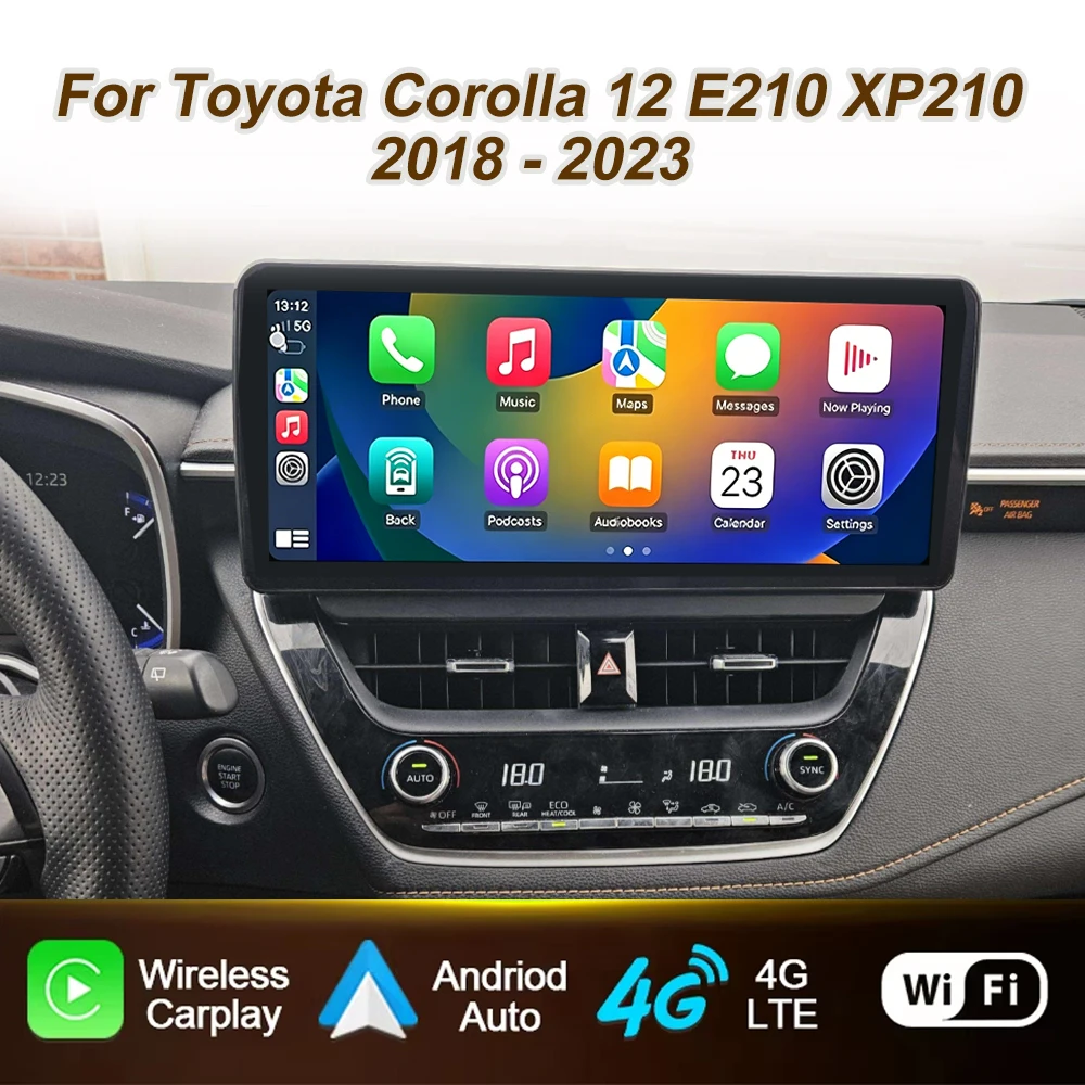 12.3 Inch Car Radio For Toyota Corolla 12 E210 XP210 2018 - 202 Android Multimedia Video Player GPS Wireless Carplay QLED Screen
12.3 Inch Car Radio For Toyota Corolla 12 E210 XP210 2018 - 202 Android Multimedia Video Player GPS Wireless Carplay QLED Screen