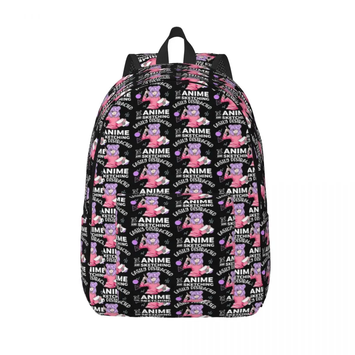 Anime Girl Easily Distracted By Anime And Sketching Simple and Stylish Backpack Canvas Backpack Backpack women 
Anime Girl Easily Distracted By Anime And Sketching Simple and Stylish Backpack Canvas Backpack Backpack women