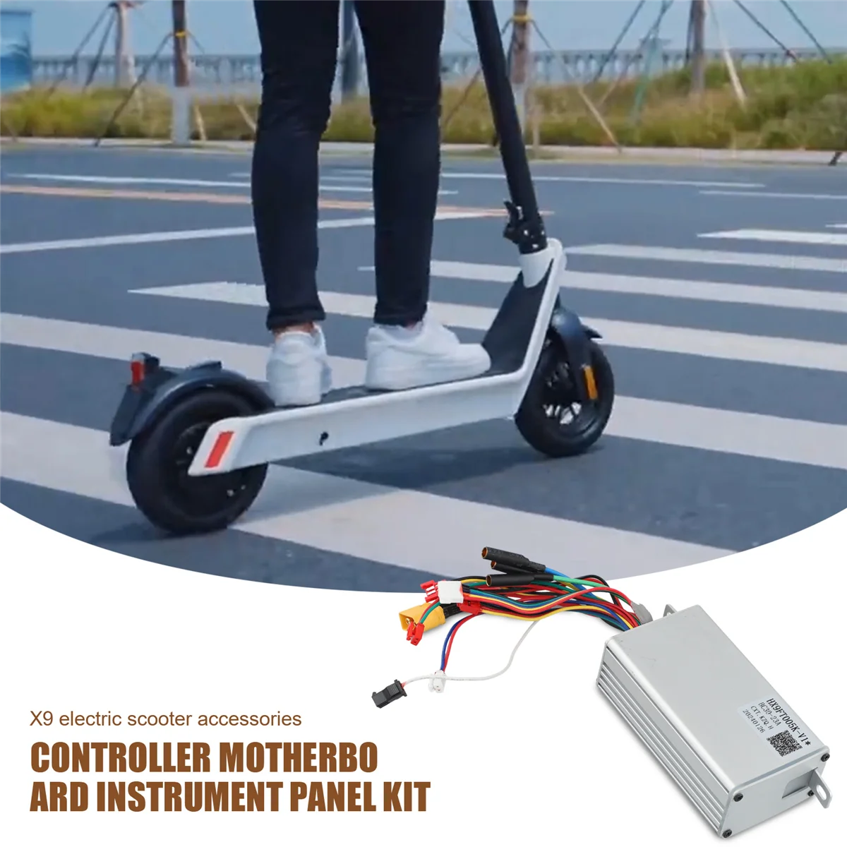 Контроллер электрического скутера для HX X9 Kickscooker E-Scooter, аксессуары для электронного велосипеда
Контроллер электрического скутера для HX X9 Kickscooker E-Scooter, аксессуары для электронного велосипеда