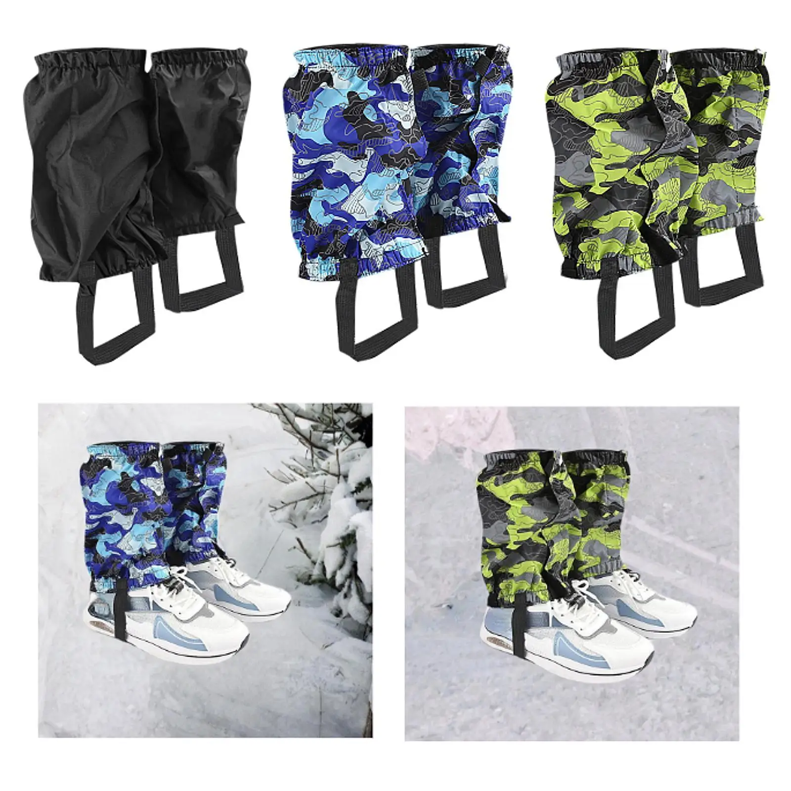 Leg Gaiters Adjustable Leg Covers Hiking Gaiters for Skiing Trekking Outdoor
Leg Gaiters Adjustable Leg Covers Hiking Gaiters for Skiing Trekking Outdoor