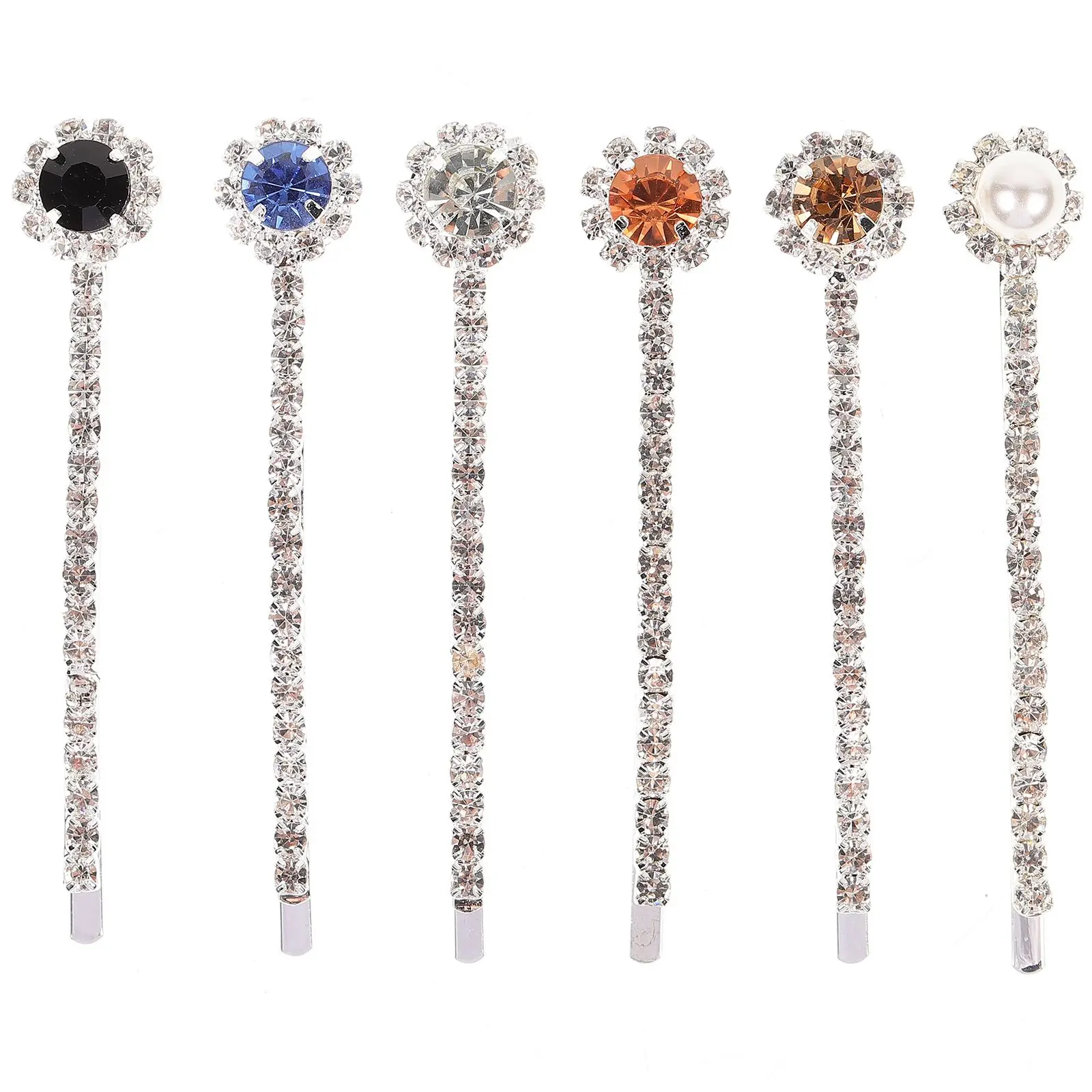 6Pcs Rhinestone Hair Clip Bobby Pins Decorative Pearl Design Wedding Party Daily Accessories Styling Women Fashion
6Pcs Rhinestone Hair Clip Bobby Pins Decorative Pearl Design Wedding Party Daily Accessories Styling Women Fashion