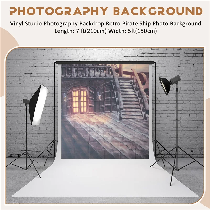 【Горячая продажа】5X7ft виниловый фон для студийной фотографии ретро пиратский корабль фото фон
【Горячая продажа】5X7ft виниловый фон для студийной фотографии ретро пиратский корабль фото фон