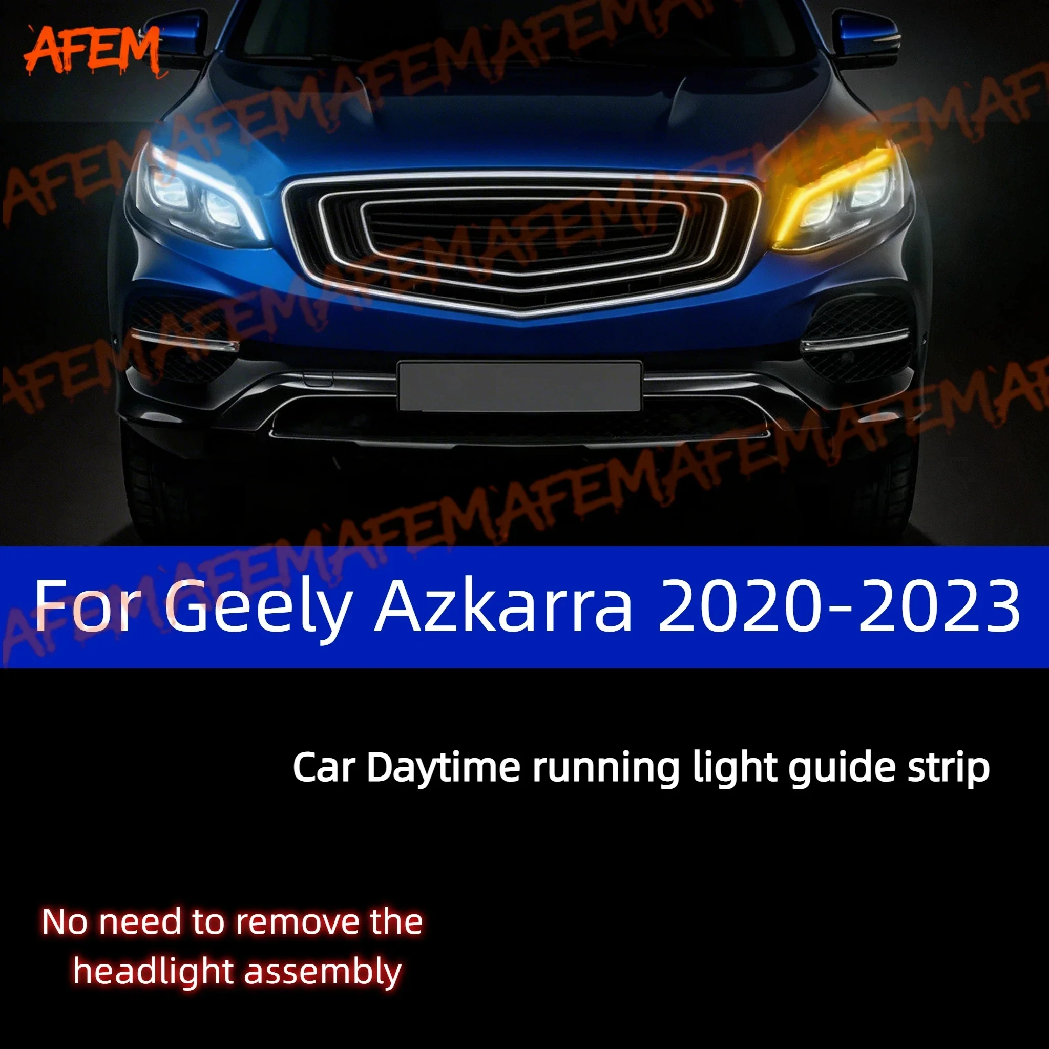 For Geely Azkarra 2020-2023 Car DRL Daytime Running Light Start Scan Style Sequential Flowing Turn Signal Light Ultra-Thin LED
For Geely Azkarra 2020-2023 Car DRL Daytime Running Light Start Scan Style Sequential Flowing Turn Signal Light Ultra-Thin LED