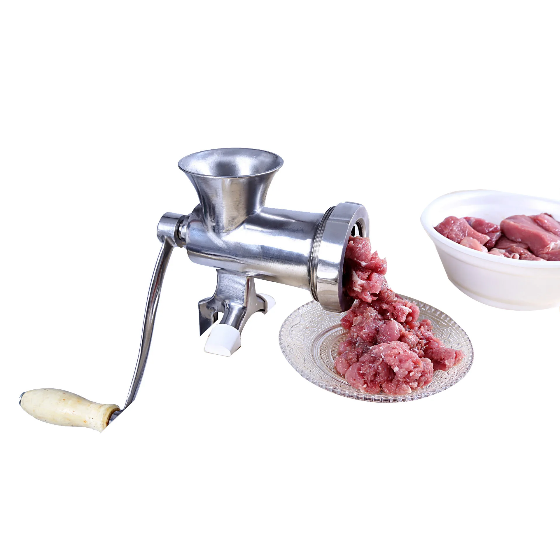 #8 304 Stainless Steel Manual Meat Grinder Minced Meat Stuffing Cutter Grinders Home Hand Sausage Filler Machine
#8 304 Stainless Steel Manual Meat Grinder Minced Meat Stuffing Cutter Grinders Home Hand Sausage Filler Machine