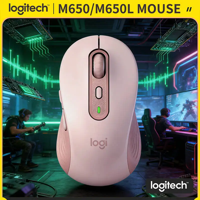 Logitech M650/M650L Signature Wireless Mouse - 90% Quieter Operation, SmartWheel Scrolling, 20-Month Bluetooth Battery
Logitech M650/M650L Signature Wireless Mouse - 90% Quieter Operation, SmartWheel Scrolling, 20-Month Bluetooth Battery