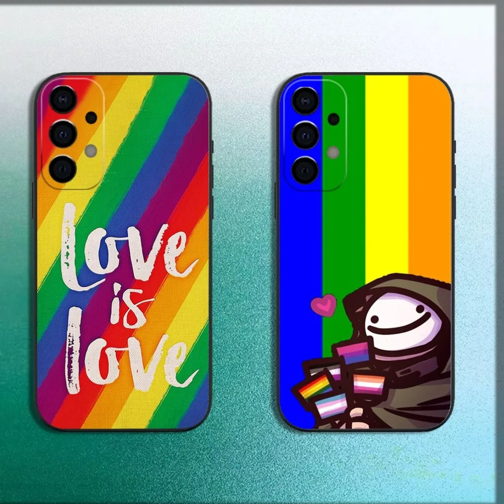 Gay Lesbian LGBT Rainbow Phone Case For Samsung Galaxy A13,A21s,A22,A31,A32,A52,A53,A71,A80,A91 Soft Black Cover
Gay Lesbian LGBT Rainbow Phone Case For Samsung Galaxy A13,A21s,A22,A31,A32,A52,A53,A71,A80,A91 Soft Black Cover