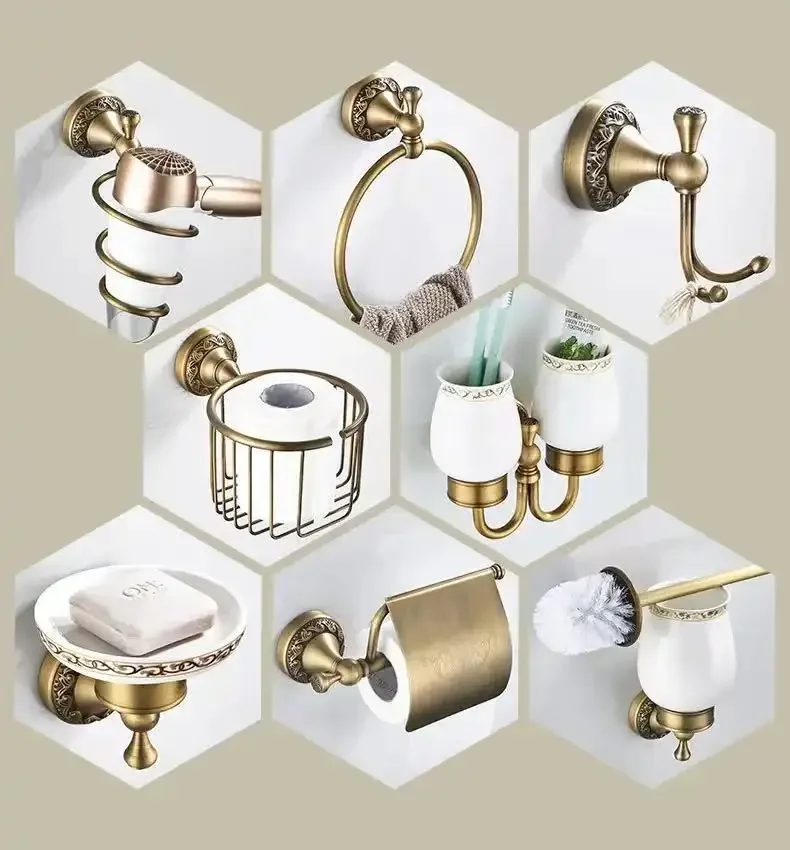 Bathroom Accessories Antique Bronze Towel Shelf Toilet Paper shelf Soap Holder Towel Rack Tumble Holder toilet brush holder
Bathroom Accessories Antique Bronze Towel Shelf Toilet Paper shelf Soap Holder Towel Rack Tumble Holder toilet brush holder