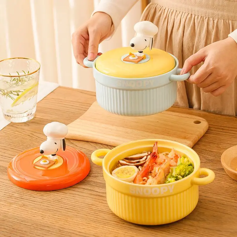 Snoopy striped instant noodle bowl ceramic material kitchen specific bowl cartoon Snoopy covered noodle bowl Girls for Gifts
Snoopy striped instant noodle bowl ceramic material kitchen specific bowl cartoon Snoopy covered noodle bowl Girls for Gifts