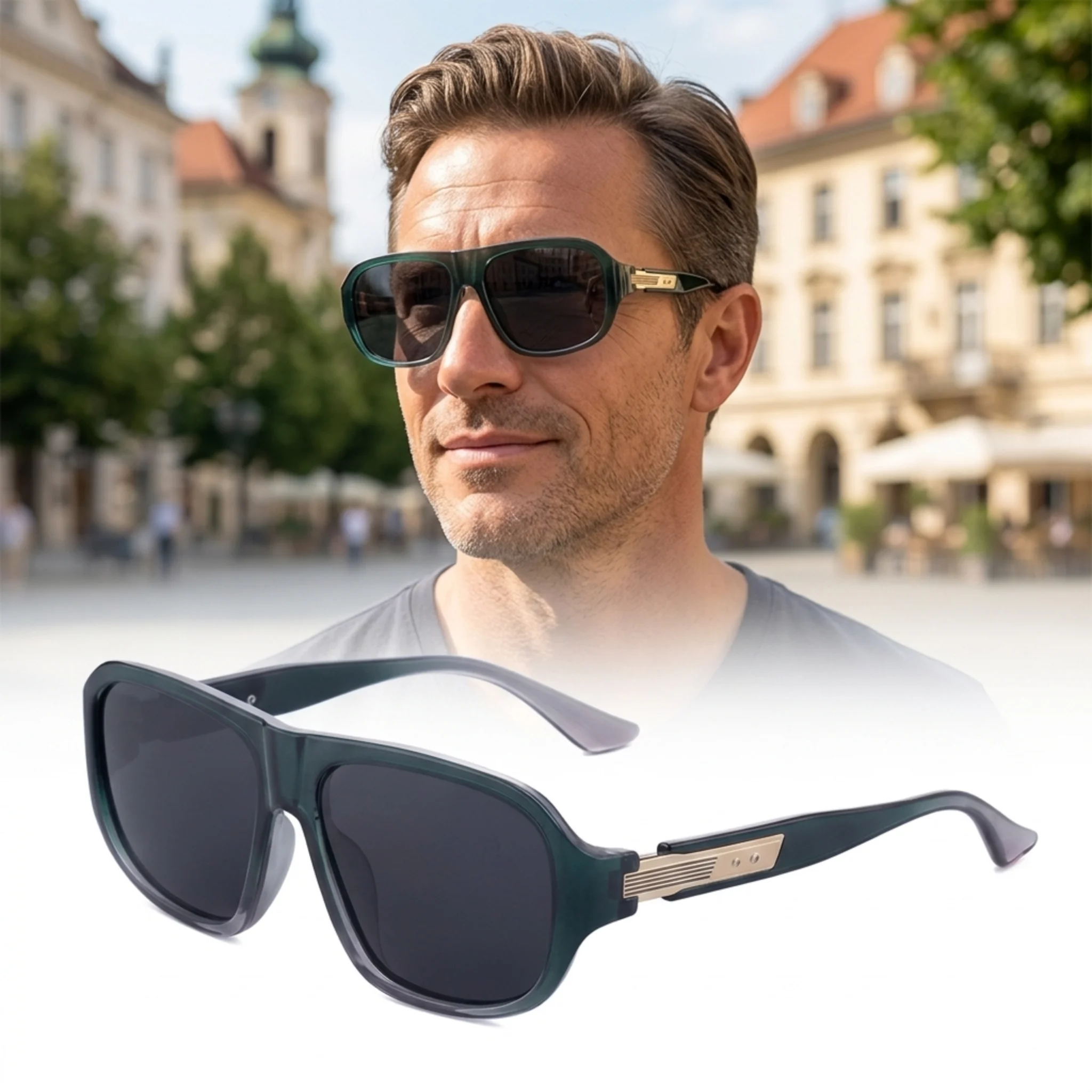 Men’s Square Polarized Sunglasses UV400 Outdoor Driving Fishing Fashion PC Frame TAC Lens Stylish Shades
Men’s Square Polarized Sunglasses UV400 Outdoor Driving Fishing Fashion PC Frame TAC Lens Stylish Shades