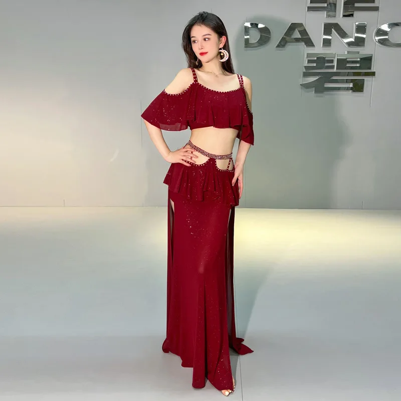 New Sexy Original Niche Design For Belly Dance Clothing Autumn And Winter Mesh Dance Training Costume Dancing Class Uniform
New Sexy Original Niche Design For Belly Dance Clothing Autumn And Winter Mesh Dance Training Costume Dancing Class Uniform