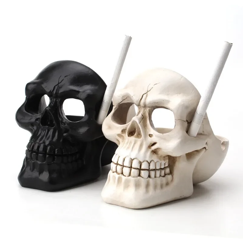 New Vintage Skull Ashtray Ghost Festival Resin Home Desktop Storage Creative Eye Holes Spot Halloween Smokeless Ashtray
New Vintage Skull Ashtray Ghost Festival Resin Home Desktop Storage Creative Eye Holes Spot Halloween Smokeless Ashtray