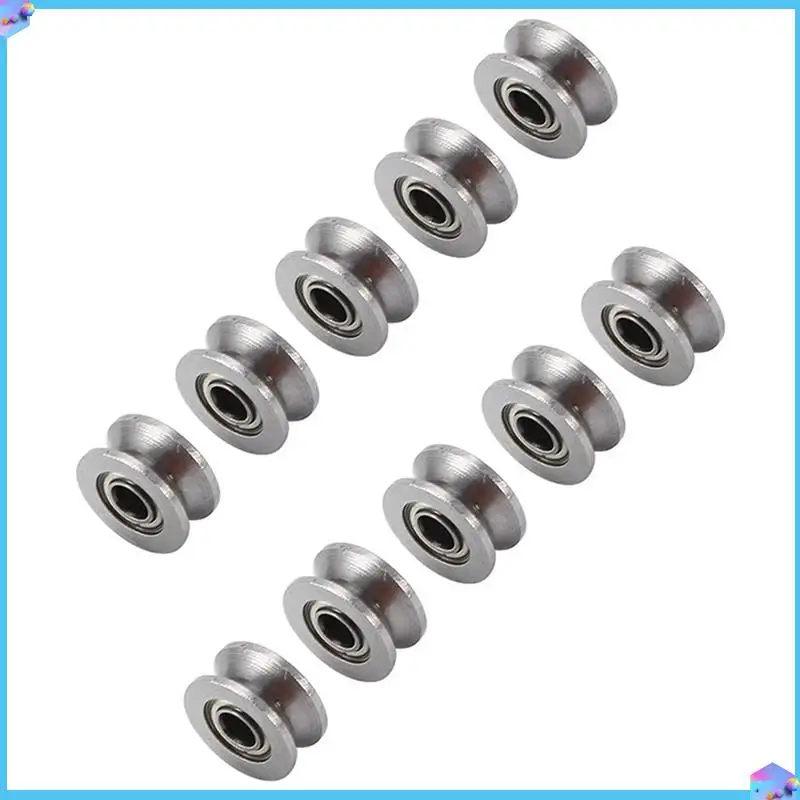 A43T 100Pcs U Groove Bearing U624ZZ Carbon Steel Durable V Groove Ball Bearing Pulley For Rail Track Linear Motion Systems
A43T 100Pcs U Groove Bearing U624ZZ Carbon Steel Durable V Groove Ball Bearing Pulley For Rail Track Linear Motion Systems