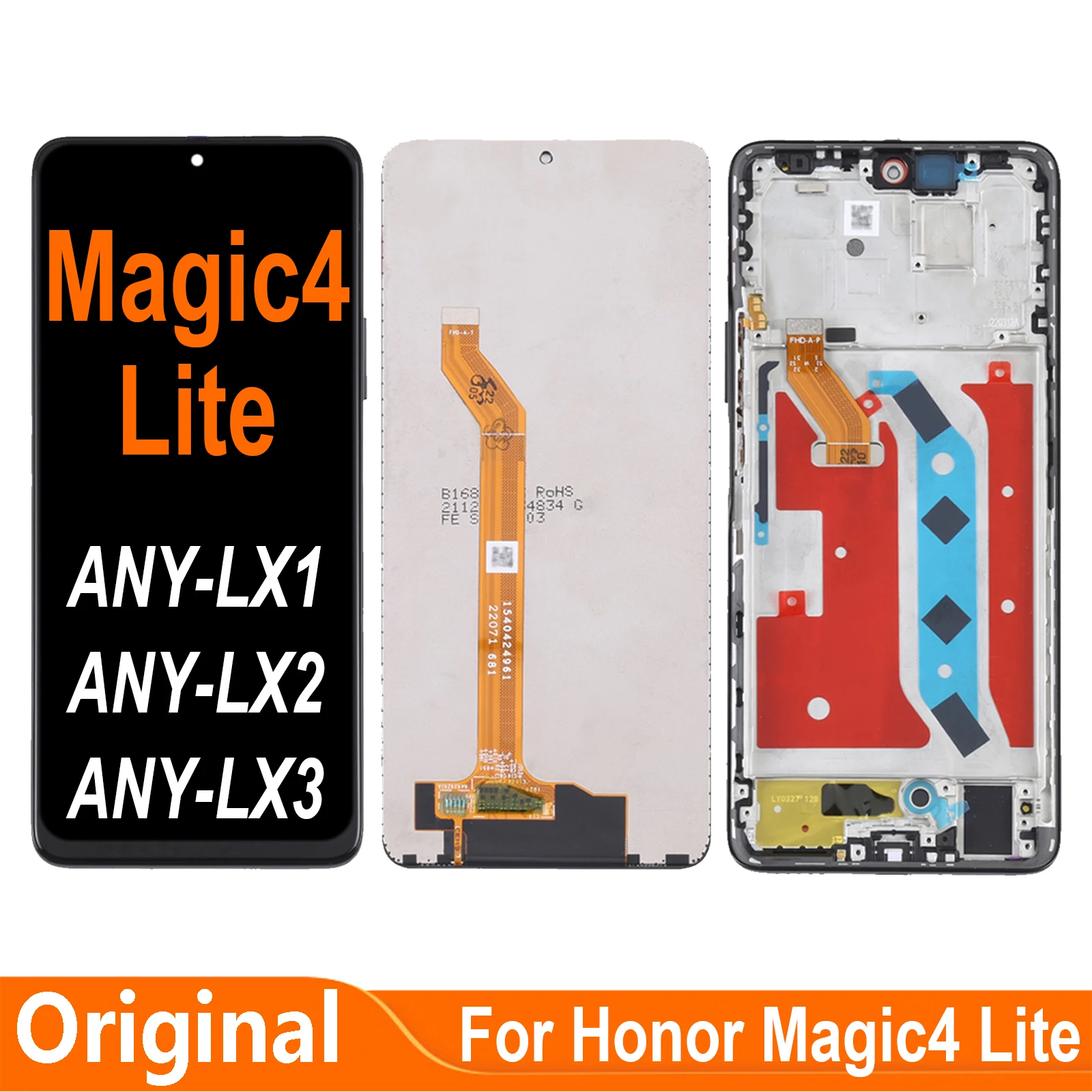Для Honor Magic4 Lite ANY-LX1 ANY-LX2 ANY-LX3 LCD дисплей кодирующий преобразователь сенсорного экрана в сборе
Для Honor Magic4 Lite ANY-LX1 ANY-LX2 ANY-LX3 LCD дисплей кодирующий преобразователь сенсорного экрана в сборе