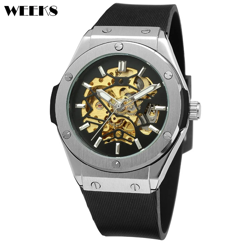 Luxury Automatic Mechanical Watch Hollow Steampunk Dial Men Mens Skeleton Watches Male Tonneau Clock Hombre Relogio Masculino
Luxury Automatic Mechanical Watch Hollow Steampunk Dial Men Mens Skeleton Watches Male Tonneau Clock Hombre Relogio Masculino