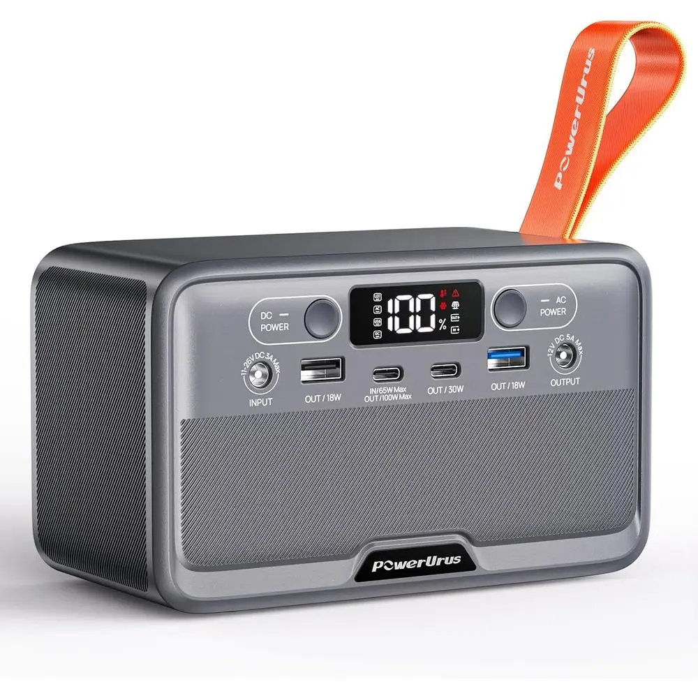 28000mAh Portable Power Station with 100W AC Outlet, LiFePO4 Battery, Fast Charging for Camping, Home, Office
28000mAh Portable Power Station with 100W AC Outlet, LiFePO4 Battery, Fast Charging for Camping, Home, Office