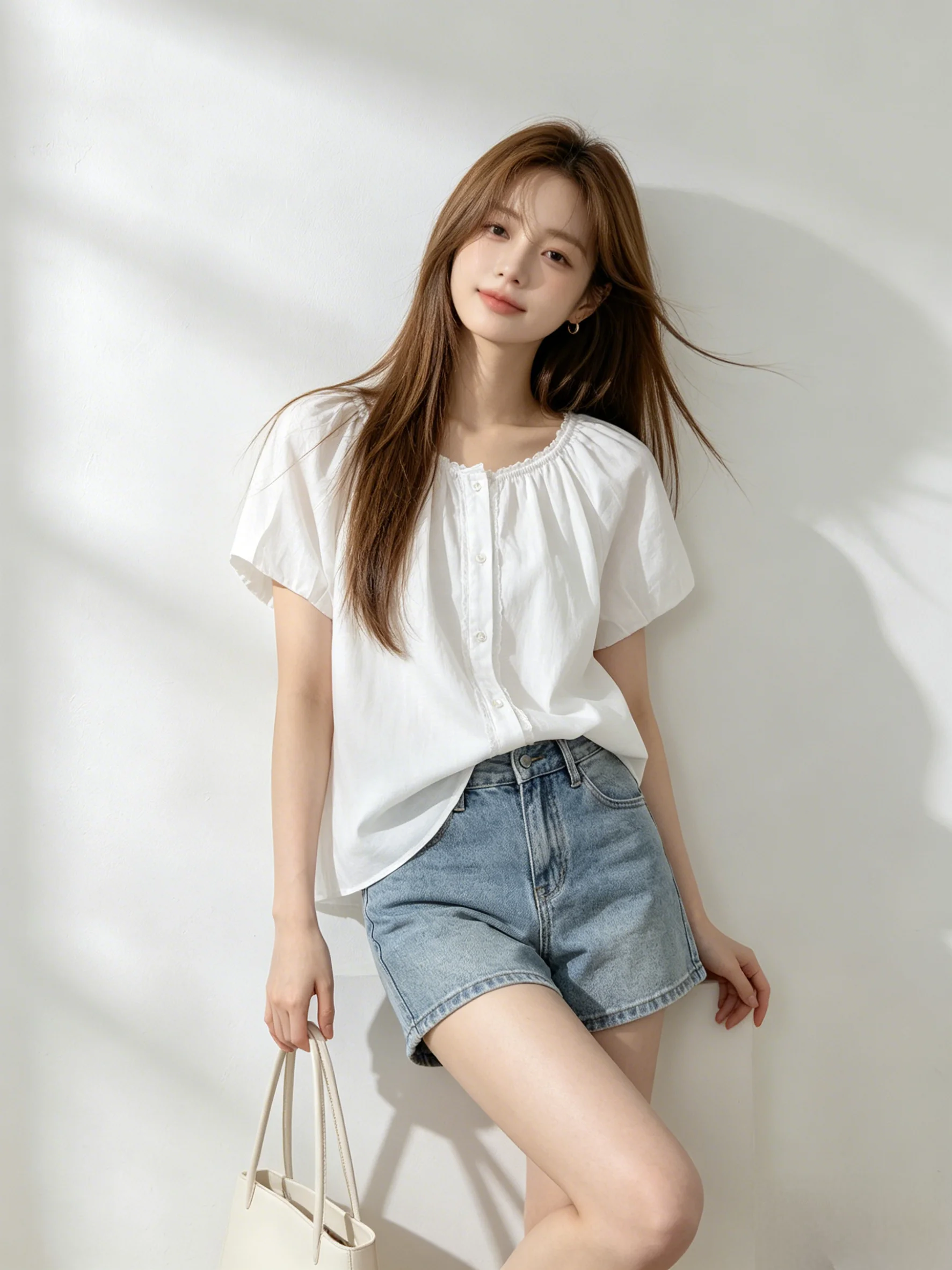 Korean Style Sweet Lace Bubble Sleeve Loose round Neck Overhead Shirt Summer Age Reduction Slimming Soft Style Women's Blouse
Korean Style Sweet Lace Bubble Sleeve Loose round Neck Overhead Shirt Summer Age Reduction Slimming Soft Style Women's Blouse