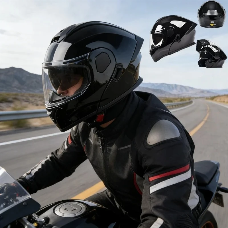 Flip Up Modular Full Face Motorcycle Helmet 3C DOT Certification Safety Helmet All Season Motorbike Street Helmet For Men Women
Flip Up Modular Full Face Motorcycle Helmet 3C DOT Certification Safety Helmet All Season Motorbike Street Helmet For Men Women