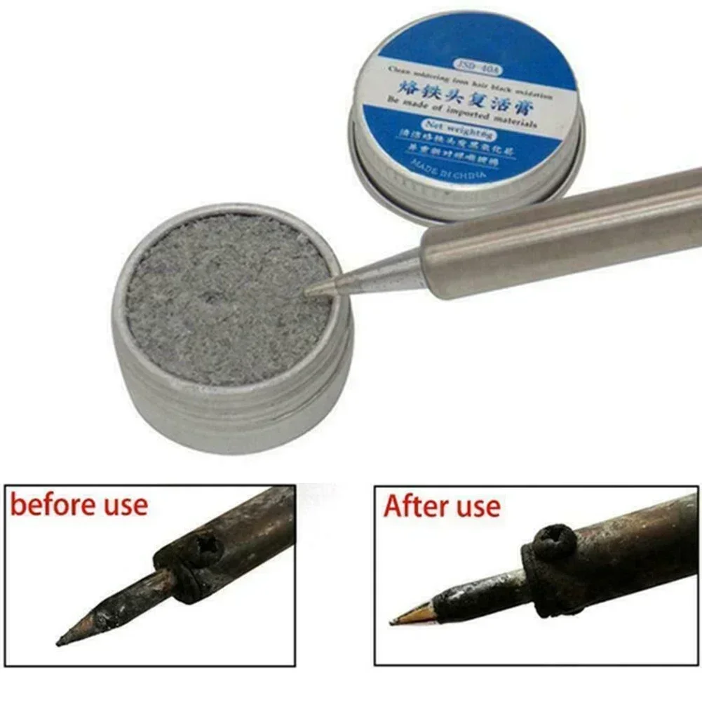1pcs Soldering Iron Tip Resurrection Cream Cleaner Best Clean Oxidized 300 -360° C Soldering Welding Fluxes
1pcs Soldering Iron Tip Resurrection Cream Cleaner Best Clean Oxidized 300 -360° C Soldering Welding Fluxes