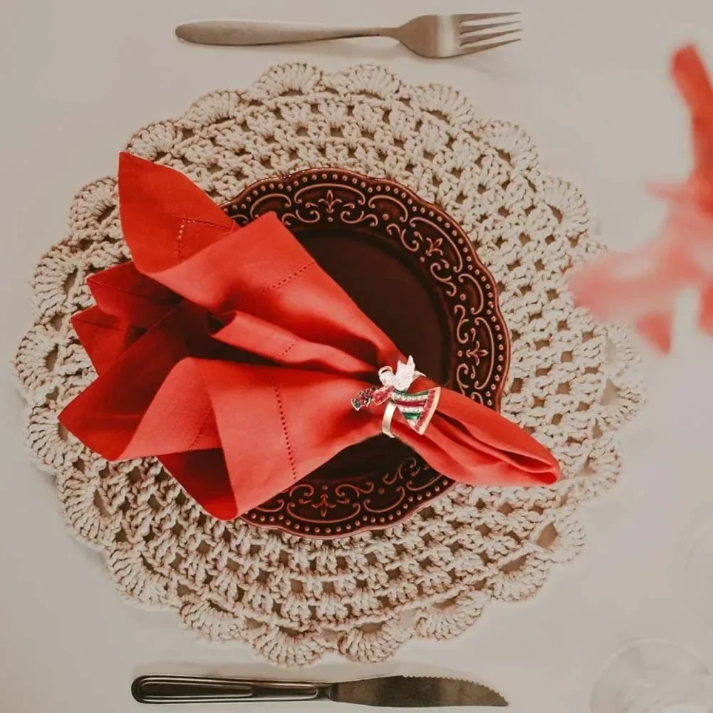 6pcs Christmas Napkin Ring 4.5*4cm Decorations Napkin Ring For Women Sparkling Angel Napkin-Ring Cute Christmas Decor Accessorie
6pcs Christmas Napkin Ring 4.5*4cm Decorations Napkin Ring For Women Sparkling Angel Napkin-Ring Cute Christmas Decor Accessorie