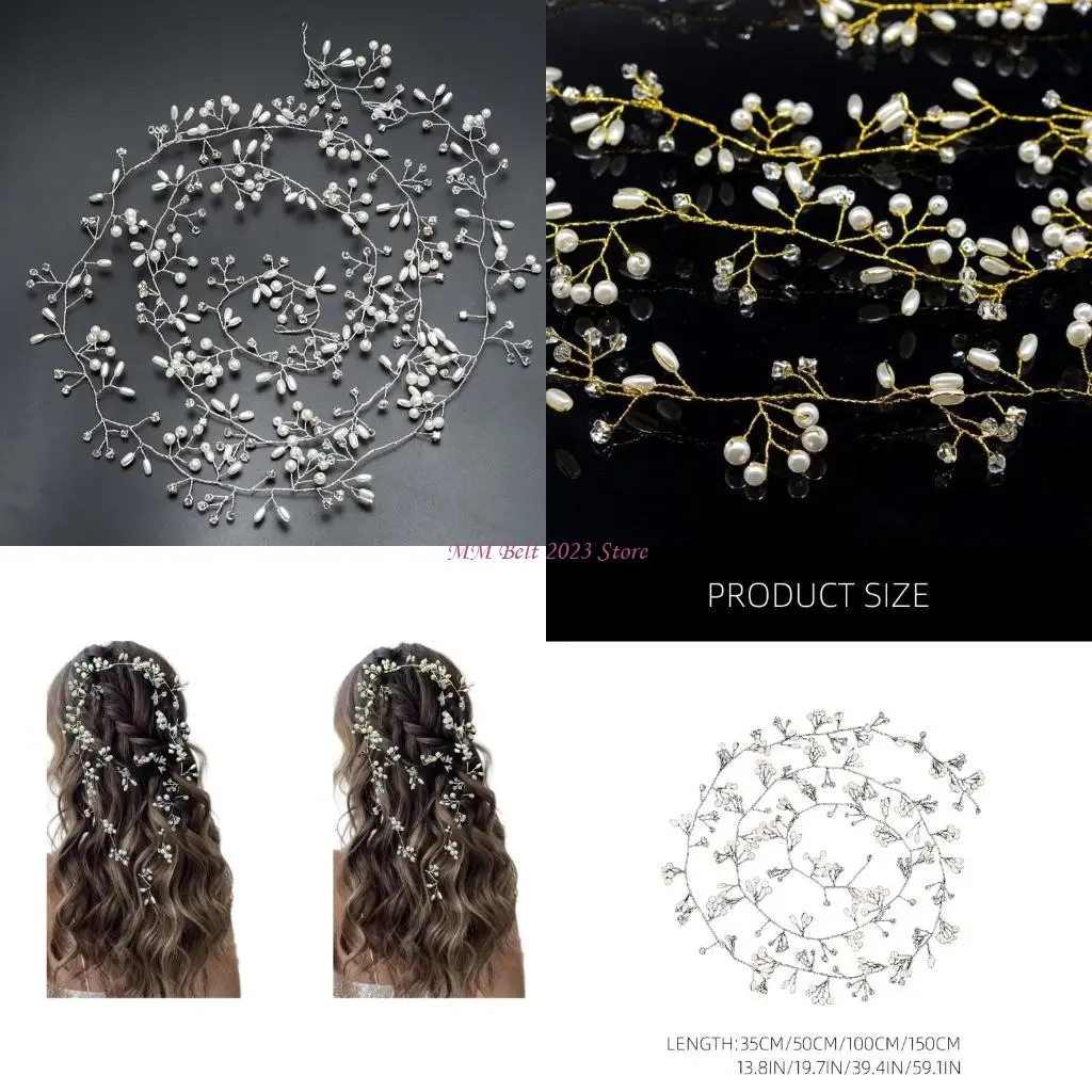 49ME Handmade Bridal Hair Accessory Headwear With Flexible Wire And Delicate
49ME Handmade Bridal Hair Accessory Headwear With Flexible Wire And Delicate