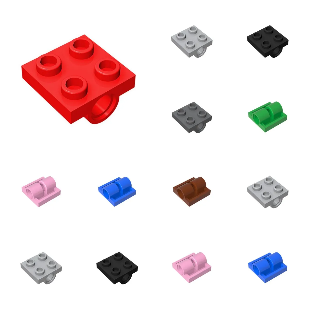 50pcs 2817 Plate Modified 2x2 Pin Hole Bricks Collections Bulk Modular GBC Toys For Technical MOC Buildings Blocks
50pcs 2817 Plate Modified 2x2 Pin Hole Bricks Collections Bulk Modular GBC Toys For Technical MOC Buildings Blocks