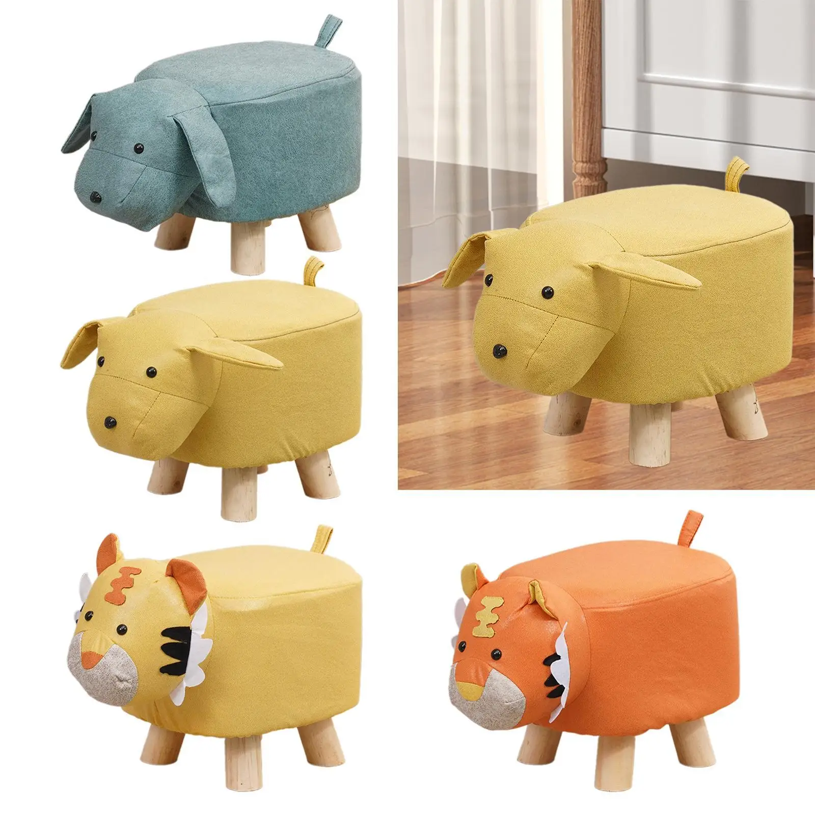 Animal Kids Footstool Creative Cartoon Shoe Changing Stool Step Stool Ottoman Stool for Nursery Playroom Entryway Bedroom Indoor
Animal Kids Footstool Creative Cartoon Shoe Changing Stool Step Stool Ottoman Stool for Nursery Playroom Entryway Bedroom Indoor