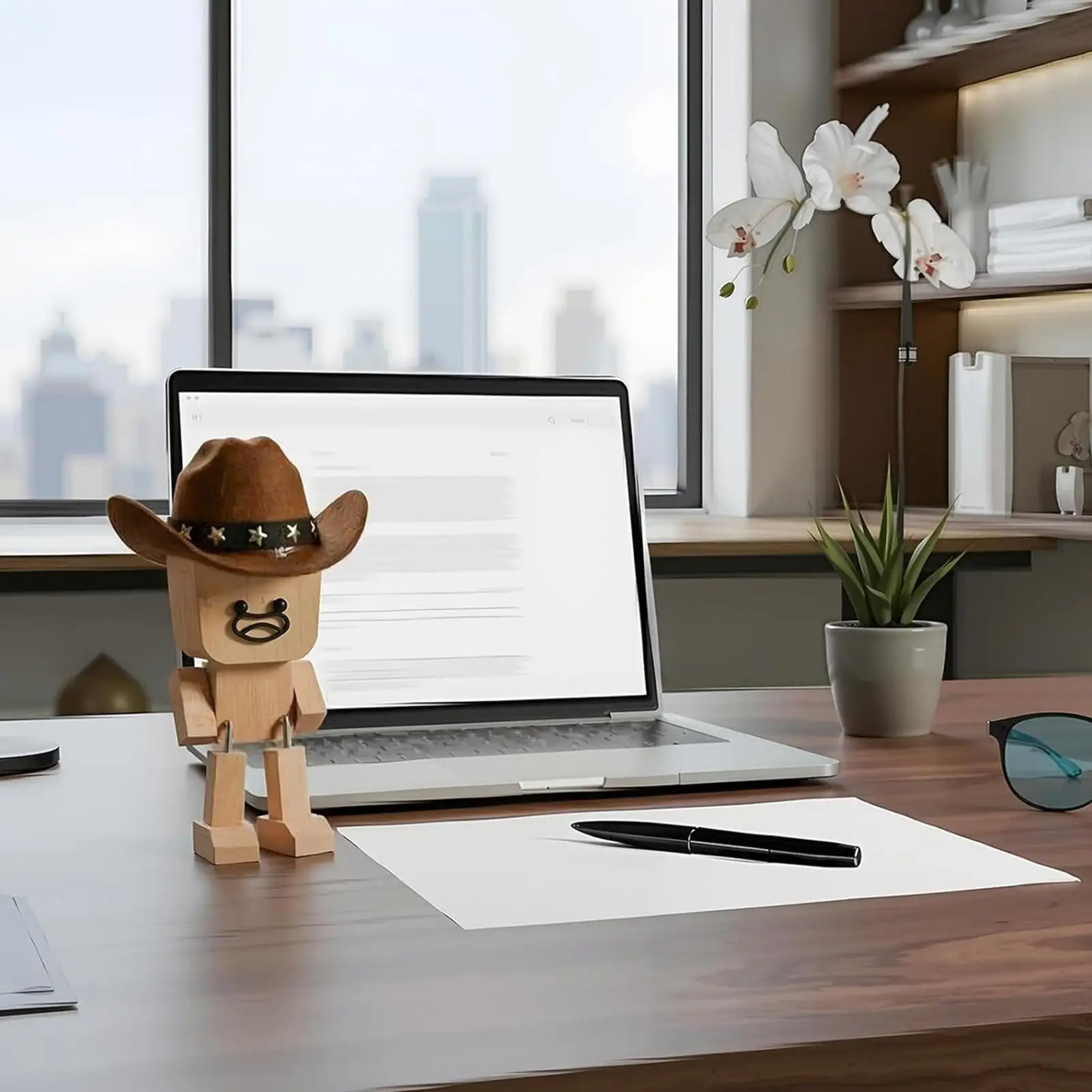 Shaking Wooden Man Figurine Cowboy Toys With 12 Magnetic Expressions Dashboard Figurine Doll For Car Home Living Room Bedroom
Shaking Wooden Man Figurine Cowboy Toys With 12 Magnetic Expressions Dashboard Figurine Doll For Car Home Living Room Bedroom