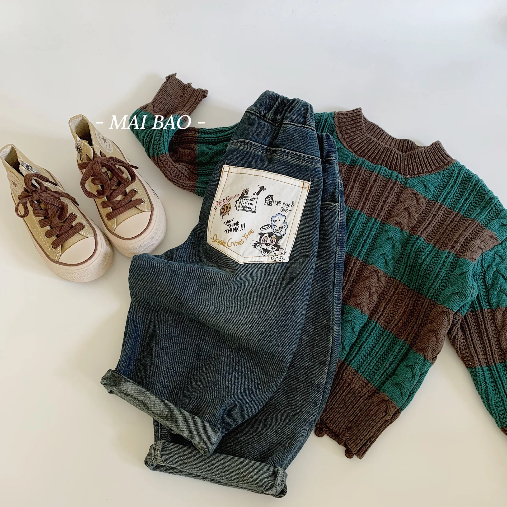 Autumn Infant Baby Boys Pants Cartoon Embroidery Toddler Boys Ankle Length Pants Mid Casual Pocket Kids Baby Boys Wide Leg Jeans
Autumn Infant Baby Boys Pants Cartoon Embroidery Toddler Boys Ankle Length Pants Mid Casual Pocket Kids Baby Boys Wide Leg Jeans