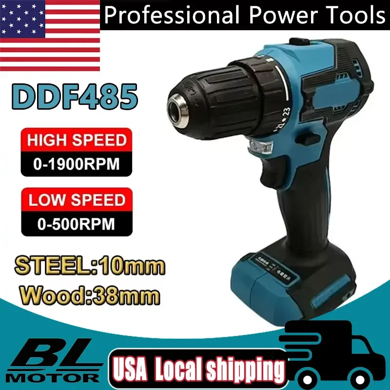 Fit Makita DDF485 10MM Compact Cordless Tool Multi-function Screwdriver Impact Brushless Drive Rechargeable Brushless Drill
Fit Makita DDF485 10MM Compact Cordless Tool Multi-function Screwdriver Impact Brushless Drive Rechargeable Brushless Drill
