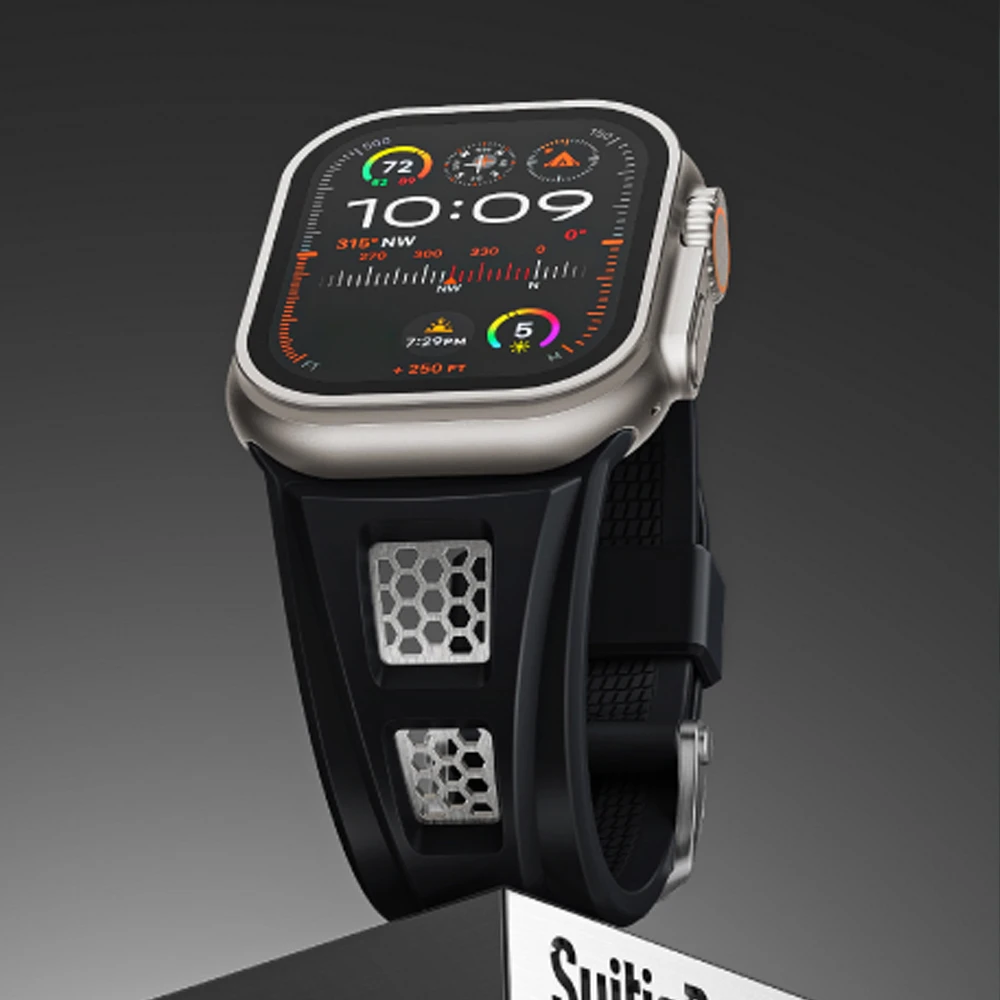 Ремешок силиконовый для Apple Watch Ultra 2 49 мм, роскошный Воздухопроницаемый резиновый браслет для iWatch Series 9 8 7 6 4 5 se, 45 мм 42 44 мм
Ремешок силиконовый для Apple Watch Ultra 2 49 мм, роскошный Воздухопроницаемый резиновый браслет для iWatch Series 9 8 7 6 4 5 se, 45 мм 42 44 мм