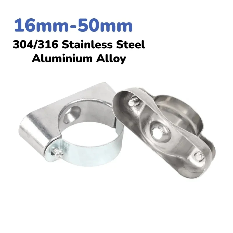 Anti Corrosion Pipe Fixed Bracket Clamp 16-50mm Stainless Steel Aluminum Alloy Household Installation Hardware Fittings
Anti Corrosion Pipe Fixed Bracket Clamp 16-50mm Stainless Steel Aluminum Alloy Household Installation Hardware Fittings