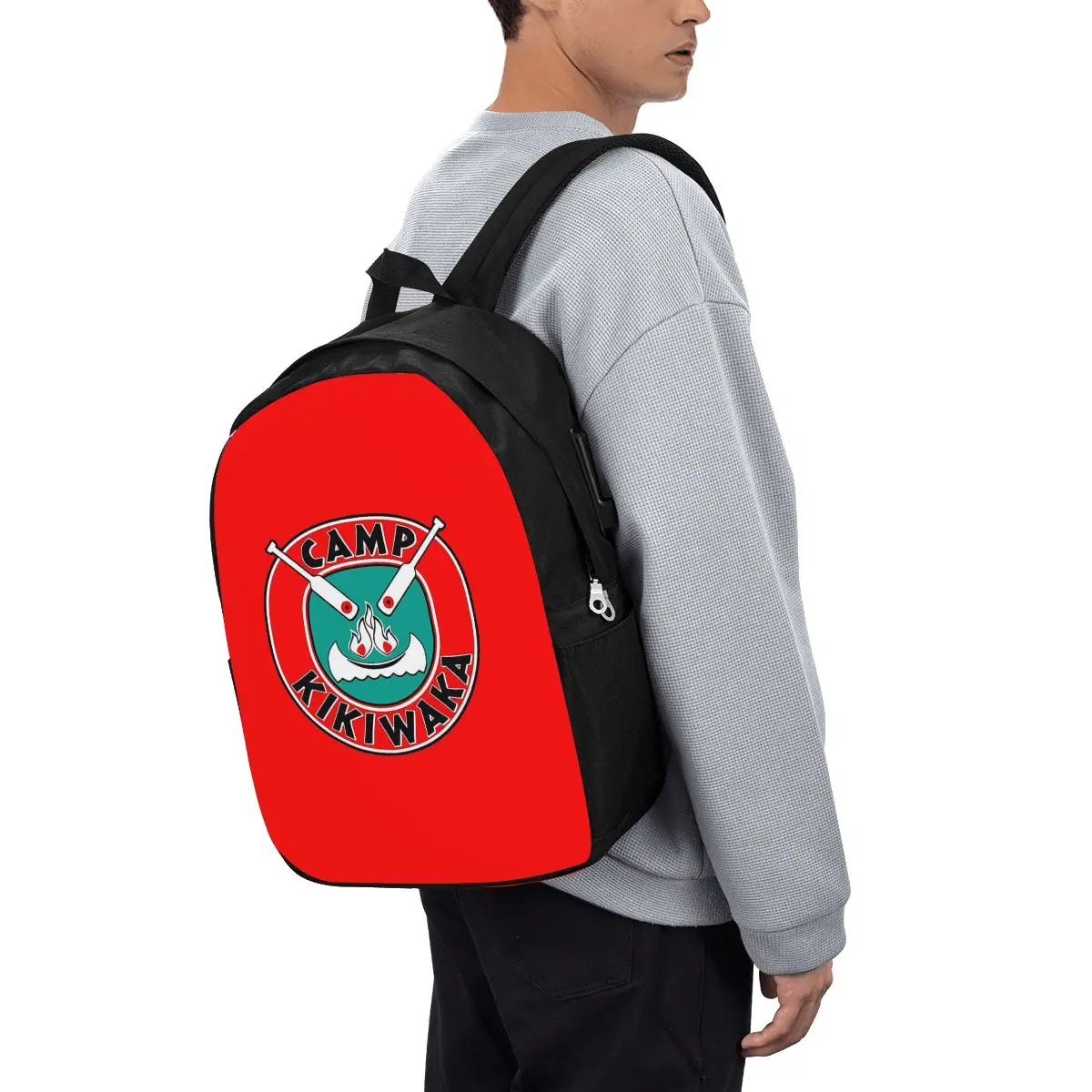 Camp Kikiwaka - Bunk'd - Red Background Backpack Travel Notebook Bag Computer College Student School Bag Laptop Shoulder Bags
Camp Kikiwaka - Bunk'd - Red Background Backpack Travel Notebook Bag Computer College Student School Bag Laptop Shoulder Bags